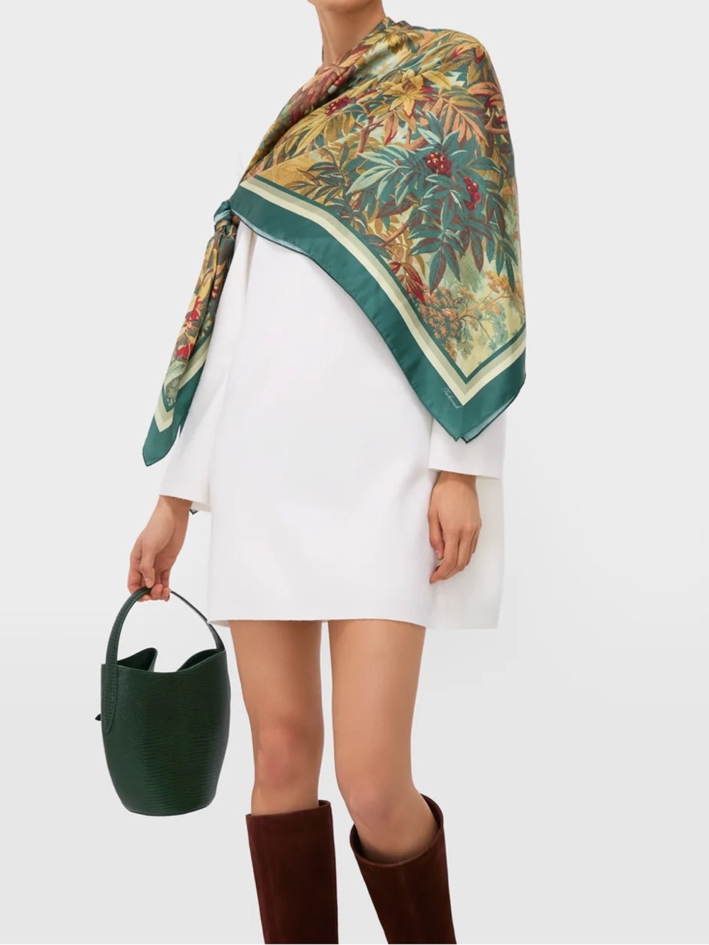 NWT POMANDER PLACE White Vesty Mini Dress Sz Medium (Accessories Not Included)